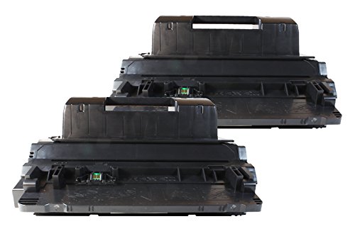 Toner CE390X noir compatible HP LaserJet M 4555 h MFP lot de 2 cartouches génériques