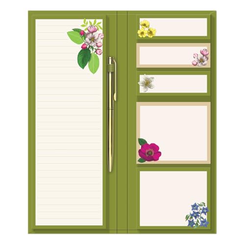 Image of Punch Studio Vintage Floral Note Folio Stationery Set (52807)