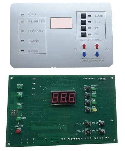 2025 Upgraded 472100 Digital Display Temperature Controller Board Replacement for Pentair MiniMax NT Series Pool and Spa Heater, Durable Upgrade with a New keypad for 6800 DDTC Mini MAX NT Included