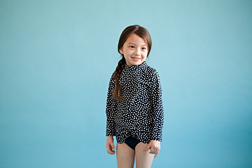 Image of VAENAIT BABY Girls Rash Guard Swimsuit UPF 50+ Long Sleeve Toddler Bathing Suit Ribbon Stawberry Floral Fruit for 2~8Years