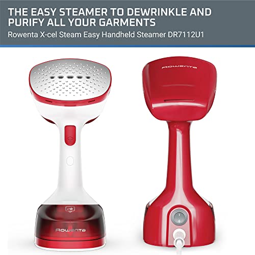 Rowenta X-Cel Easy Steam Handheld Steamer For Clothes 15 Second Heatup, 5 Ounce Capacity 1400 Watts Portable, Ironing, Fabric Steamer, Garment Steamer, Vacation Essentials, Travel Must Have Dr7112 #TOP1
