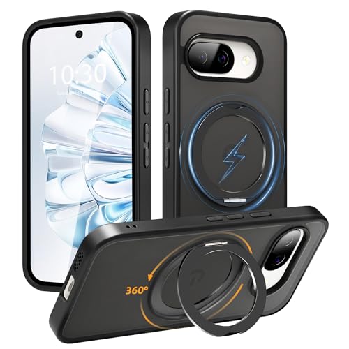 Google Pixel 9a �p �P�[�X Magsafe�Ή� 360°��]�X�^���h �c�����Ή� �X�}�z�P�[�X �O�[�O�� �s�N�Z�� 9a �ϏՌ� ���� ���΂ݖh�~ ���C�����X�[�d �}�O�l�b�g���� �ԍڃz���_�[ �X�g���b�v���t�� ���[����҂�����9a �J�o�[