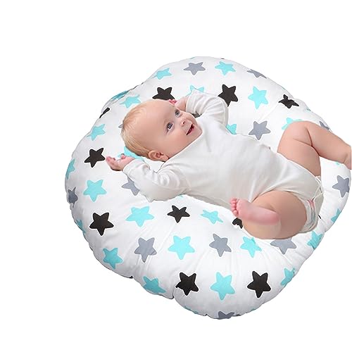 Image of TOKZON Baby Lounger Pillow, Snuggle Nest SleeperPillow, Nest Pillow with Removable Cotton Cover, Multifunctional Ultra Soft Pillow-E