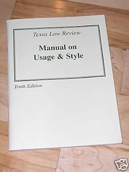 Paperback Manual on Usage & Style Book