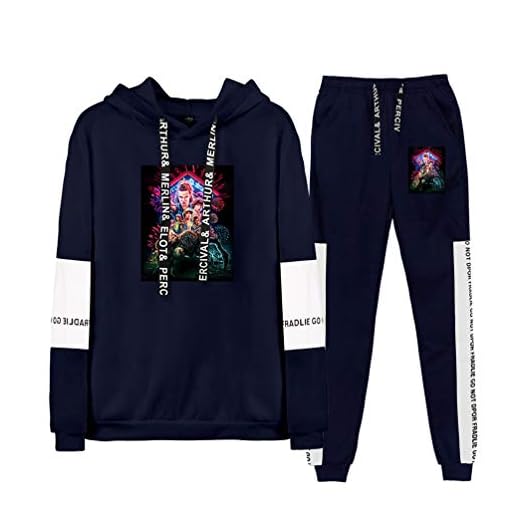 WanYangg Stranger Things Träningsdräkt, unisex Stranger Things joggingdräkt ledig sportdräkt sport Casual Hip Hop Baggy långärmad streetwear hoodie