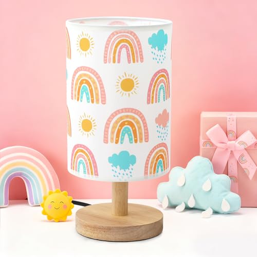 MASTRON Rainbow Table Lamp for Kids Bedroom - Boho Rainbow