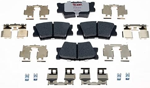 Premium Raybestos Element3 EHT™ Replacement Rear Brake Pad Set for Select Lexus ES300h/ES350/HS250h and Toyota Avalon/Camry/Matrix/Rav4 Model Years (EHT1212H)