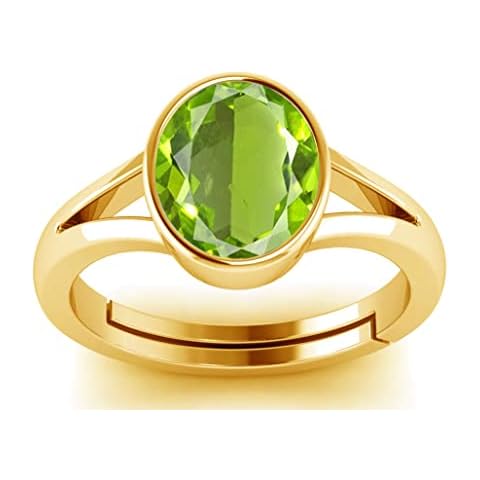 DINJEWEL 5.25 Ratti Natural Peridot Ring Cover
