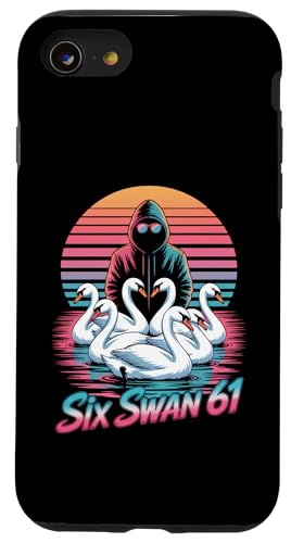 Six Swan 6 1 Meme Funny Gen Alpha Slang 6 Ў X}zP[X iPhone SE (2020) / 7 / 8 p