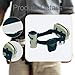 Aosekaa Adjustable Fishing Waist Belt Multipurpose Lightweight Quick Installation Accessory Sturdy Waterproof Pouch with Rod Support, Light Green