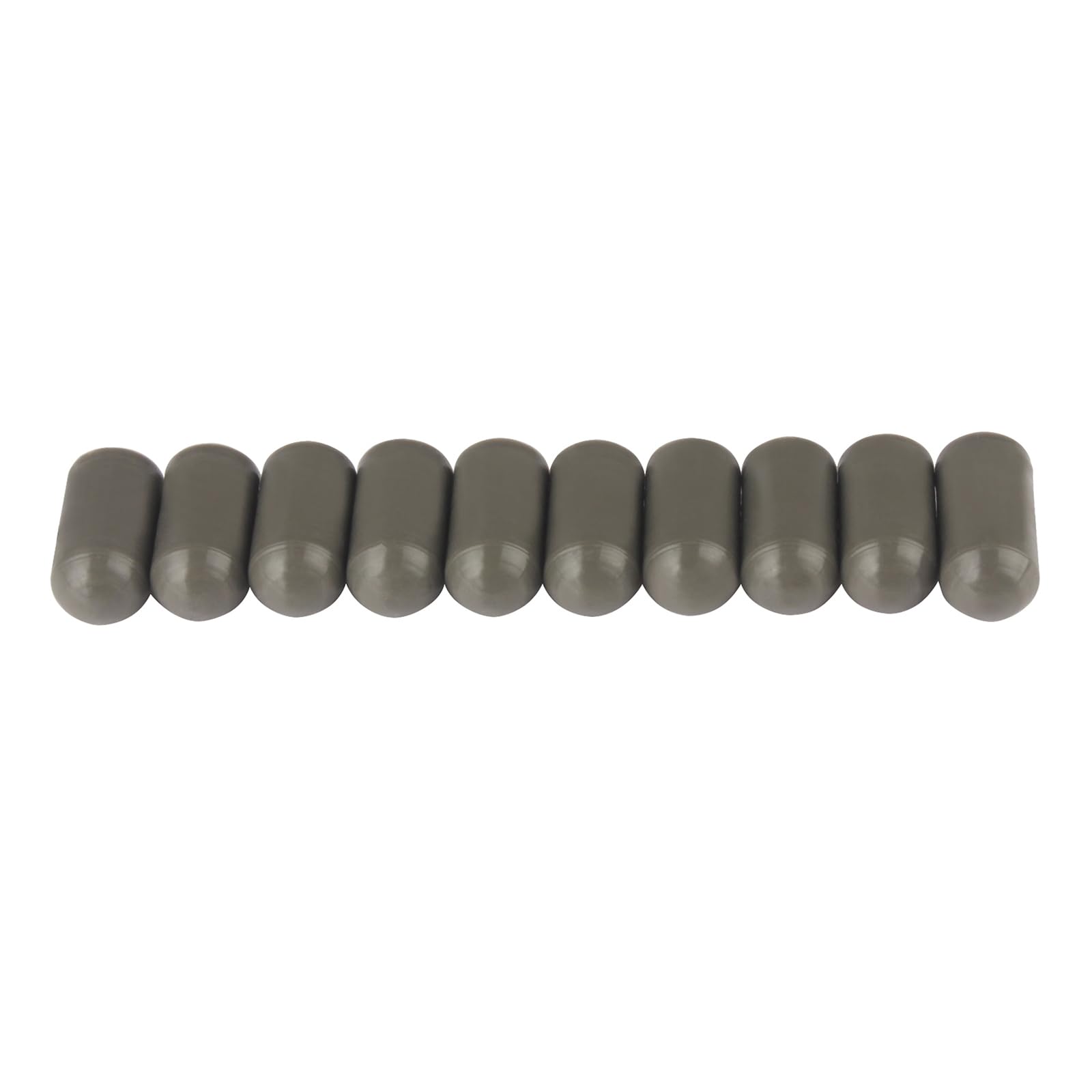 QIAOLIDA Pack of 10 Silicone Drum Stick Mufflers Practical Drumstick Caps Set for Noise Reduction and Quiet Practice on Drums