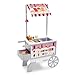Melissa & Doug Wooden Snacks & Sweets Food Cart - The Original (Play Sets & Kitchens, 40 + Play Food Pieces, Great Gift for Girls and Boys - Kids Toy Best for 3, 4, 5, 6, and 7 Year Olds)