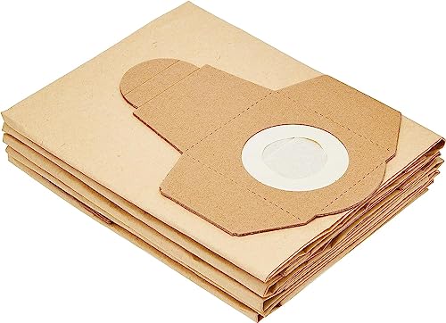 Original Einhell Schmutzfangsack 30 L (passend für Einhell Nass-Trockensauger mit 30 Liter-Behälter, 30 L Volumen, 5 Stück enthalten, aus Papier)