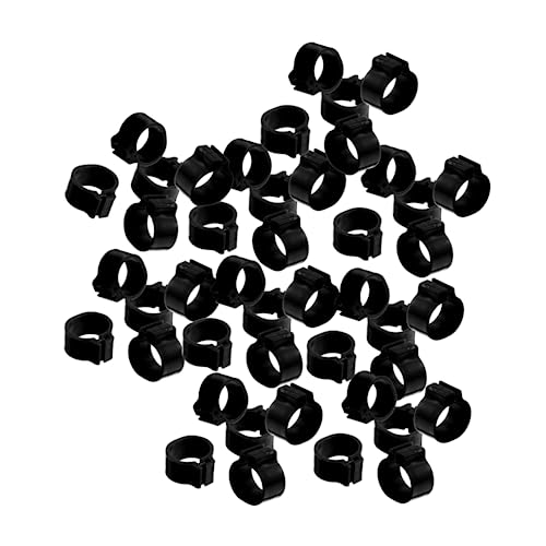 VICASKY 100 Pcs Training Pigeon Leg Rings Plastic Identification Bands for Birds