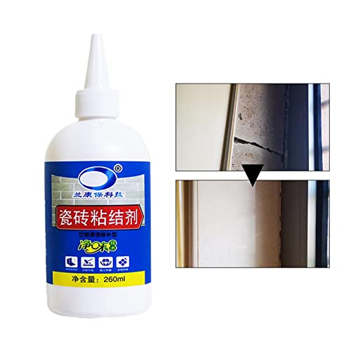 Tile Adhesive Glue, Strong Porcelain Glue Adhesive, Multi Purpose Tile Repair Glue, Waterproof Glue for Walls, Porcelain, Ceramic, Floors and Tile Helves