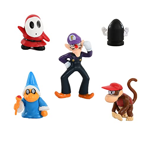 Super Mario Cake Decorations 48-Pack, Cartoon Cake Toppers For Kids' Birthdays, Cupcake Figures Toys & Party Supplies #TOP4