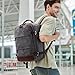 BOVIP Travel Backpack for Men Carry On Backpack Flight Approved Personal Item Backpack, 17 inch Laptop Backpack Casual Daypack Weekender Business Hiking Backpack, Black Gray