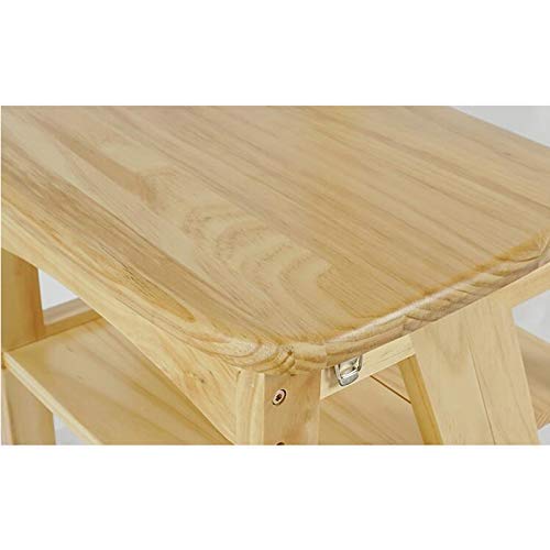 Taburete plegable de madera maciza con acabado premium para interior 5