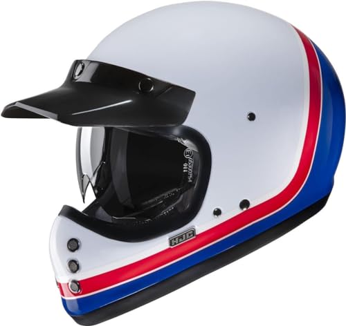 Casque Intégral HJC V60 SCOBY MC21 M Moto Vintage Protection Homologuée