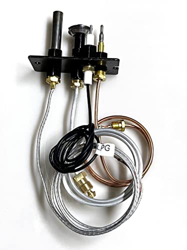 Propane Gas 10002265 3 Way Pilot Assembly For Majestic, Monessen, Temco, And Vermont Castings Fireplaces And Stoves #TOP4