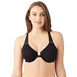Wacoal Women's Soft Embrace Front Close Bra, Black, 38B