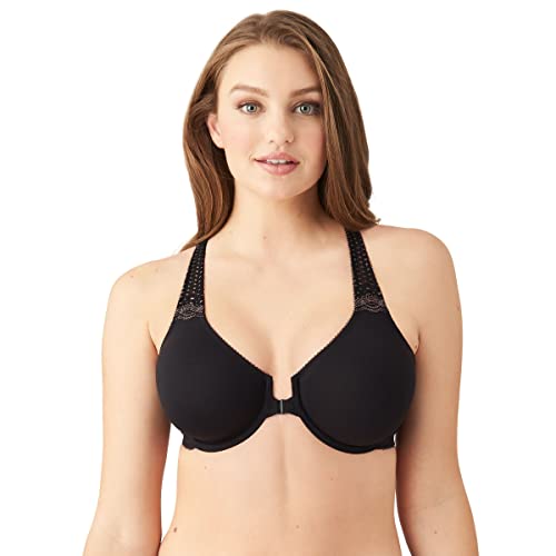 Wacoal Women's Soft Embrace Front Close Bra, Black, 38B #TOP15