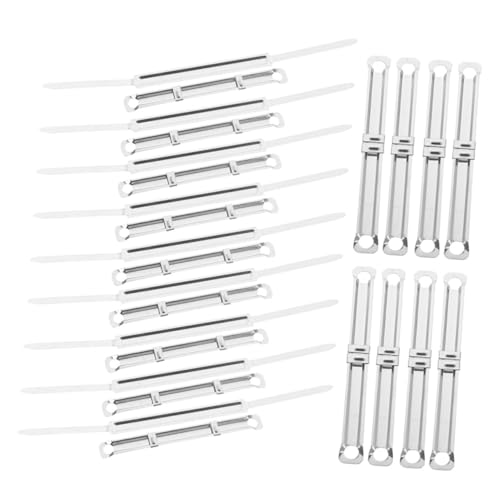 Pinces de reliure métal noir 150 pièces clips double attache durables