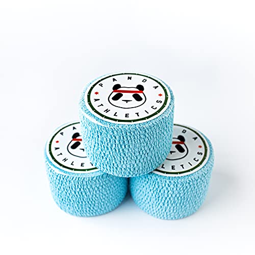 Panda Athletics Thumb Tape | Protects Thumbs When Lifting Weights | Stretchy Water Resistant Adhesive Athletic Tape For Weightlifters Crossfitters Powerlifters Gymnasts And Multi Sports Use (Blue) #TOP19
