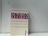 Autorenlexikon Deutschsprachiger Literatur Des 20. Jahrhunderts 3499163330 Book Cover