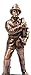 Gifts & Decor Ebros Men of Duty Civil Hero Fireman Carrying Hose by Hydrant Statue 9.5