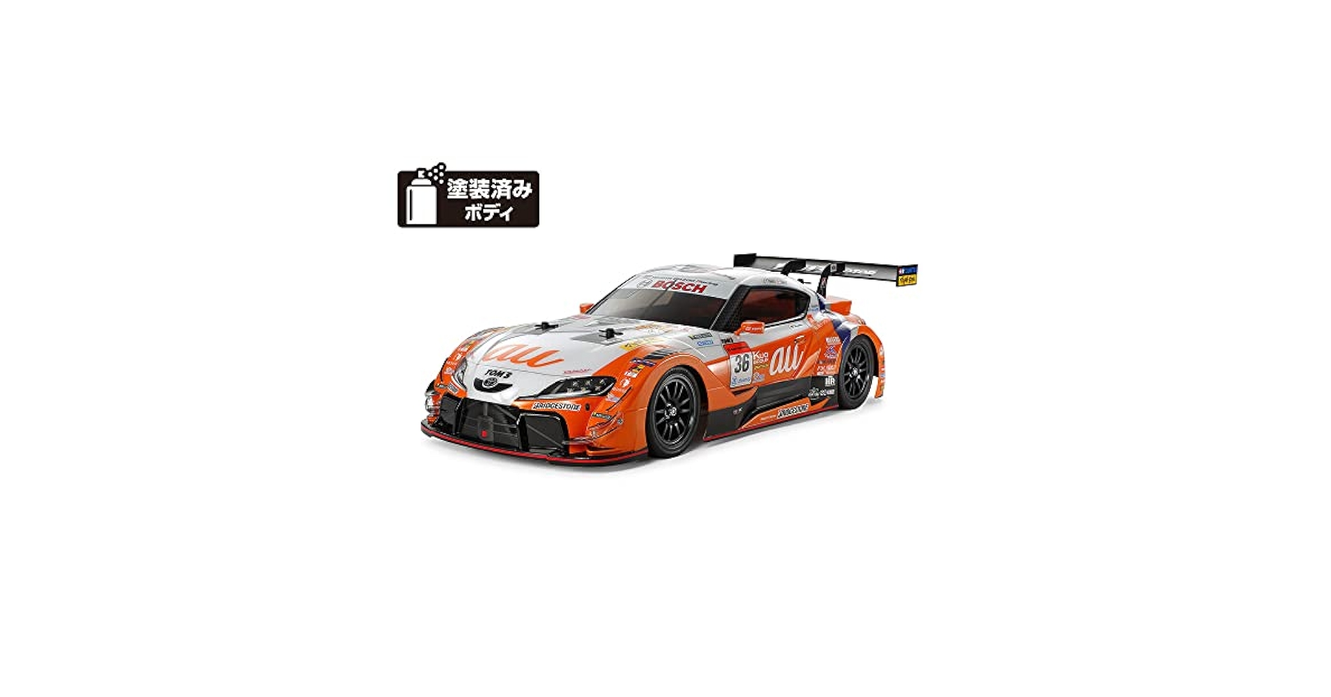 Amazon | タミヤ 1/10RC au TOM'S GR Supra 塗装済みボディ
