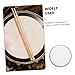 TOGEVAL Drum Skin Replacement Dual Percussion Drum Skin Translucent Accessory and Lightweight Design for Enhanced Performance