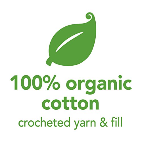 Green Sprouts Animal Friend Rattle Made From Organic Cotton | Encourages Whole Learning The Healthy & Natural Way | Crocheted By Hand, Soft & Flexible, Playful Rattle Sound #TOP7