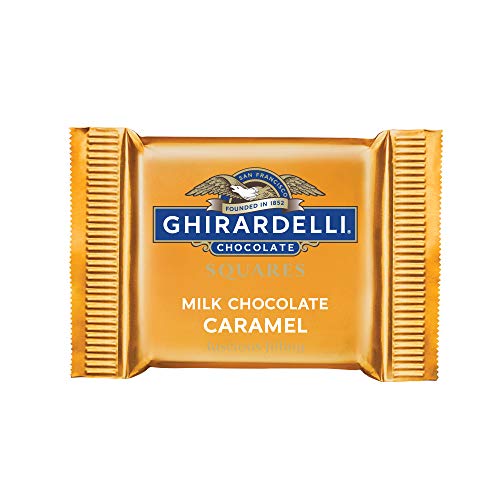 Ghirardelli Milk & Caramel Chocolate Squares, 0.53 Ounce, 50 Count #TOP2
