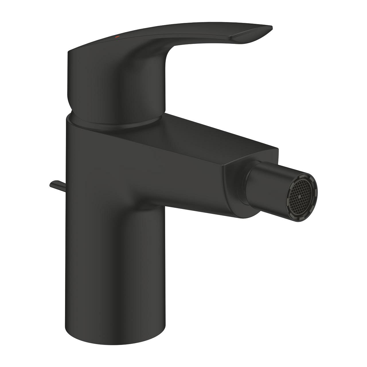 Grohe Eurosmart Bidetarmatur Größe S mit Ablaufgarnitur schwarz matt