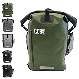 COR Surf Wasserdichter Dry Bag Rucksack, 25 l und 40 l, mit gepolsterter Laptophülle (40 l, grün)