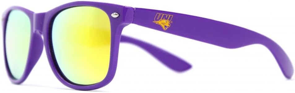 Society43 Northern Iowa Panthers Sunglasses-Purple Frame, Gold Lenses