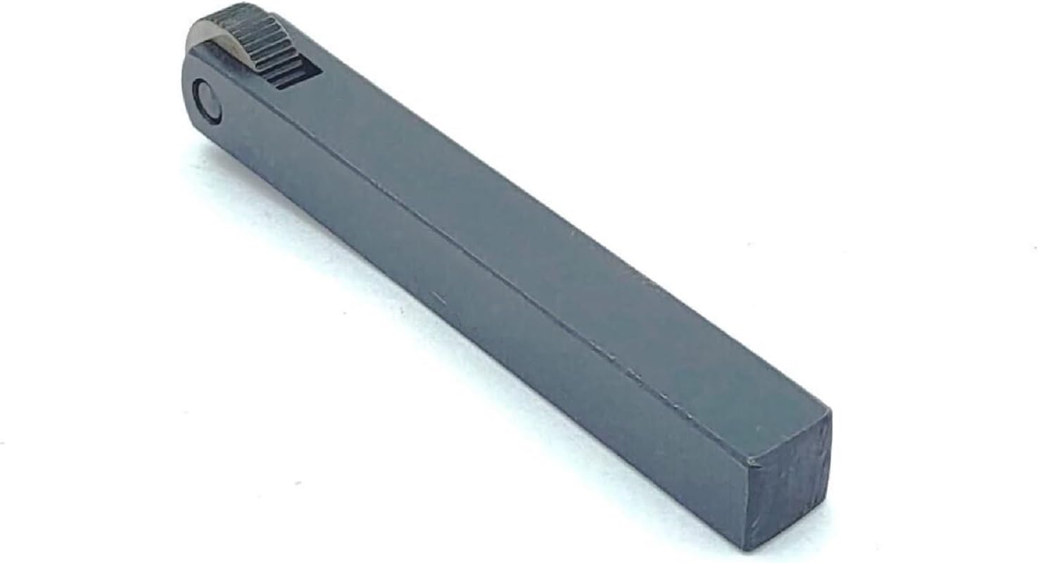 Buyohlic Black Single 1 Wheel Lathe Knurling Tool-1/2" X 1/2" X 4" Inch