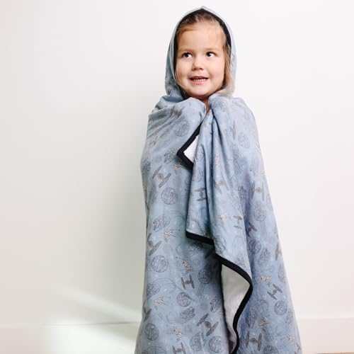 Image of Copper Pearl Premium Big Kid Hooded Towel Starships