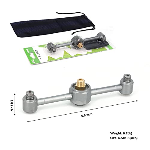 Brs 1 To 3 Outlet Adapter For Butane En417 Lindal Valve Canister Device Camping Lantern Brs-17K #TOP5