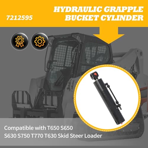 Jecoupoon Hydraulic Grapple Bucket Cylinder Compatible with T650 T770 S630 by Jecoupoon - Used condition - Image 7