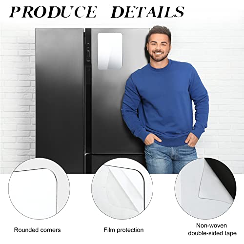 Miroir de casier avec angle arrondi décoration murale aimant - 5
