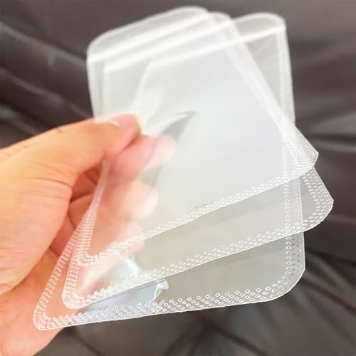 Image of 100 Pcs Resealable Beadable Pen Packaging Bags for Small Business,Clear Zipper Smell Proof Storage Bags for Party Favor Food Storage, Jewelry, Cosmetic,Candy 3.34X8.66inch