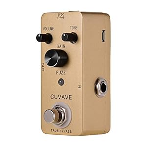 Lepeuxi Fuzz Vintage Fuzz Shell pedaal van zinklegering True Bypass