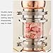 2L/3L Small Alembic Still, Pure Copper Moonshine Still, with Cooling Tubes, for Distilling Fruit Wine, Water, Plant Extracting