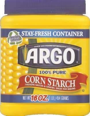 Argo 100% Pure Corn Starch 16 oz (Pack of 12) by Agro Labs