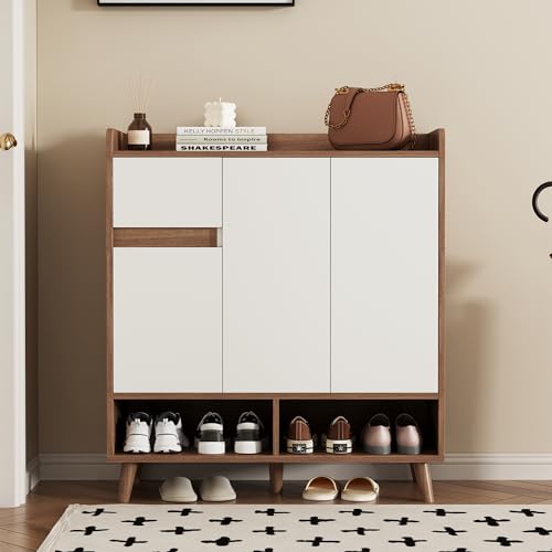 Las 8 mejores Cómoda Zapatero ¡Comparativa con guía de compra! 27 Cómoda zapatero con estantes ajustables – Organizador minimalista...