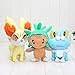 Peluche 3 Pièces Elfe Fennekin Chespin Froakie Peluche Poupée Films TV Kunai Luma Eevee Dessin Animé Figure Jouets en Peluche 20 Cm