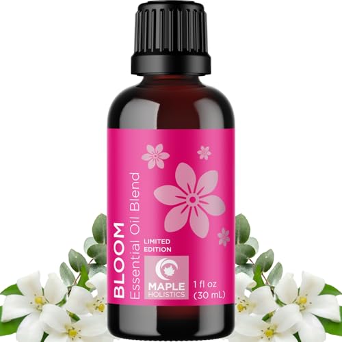 Image of Floral Essential Oil Blend for Diffuser - Flower Essential Oil for Diffusers Baths Candles Soaps & DIYs with Pure Undiluted Jasmine Chamomile Geranium & More - Sweet Uplifting Aromatherapy Blend