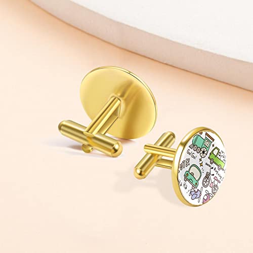 hallo voertuig Manchetknopen voor mannen set gepersonaliseerd - Image 8